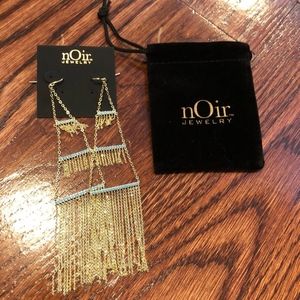 nOir Gold New Gold-tone Earrings